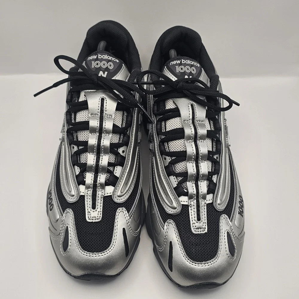 New Balance 1000 Mens Size 10D  Grey Day 2025 Silver/Black Sneaker M1000EGR